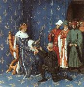 Bertrand with the Sword of the Constable of France Jean Fouquet